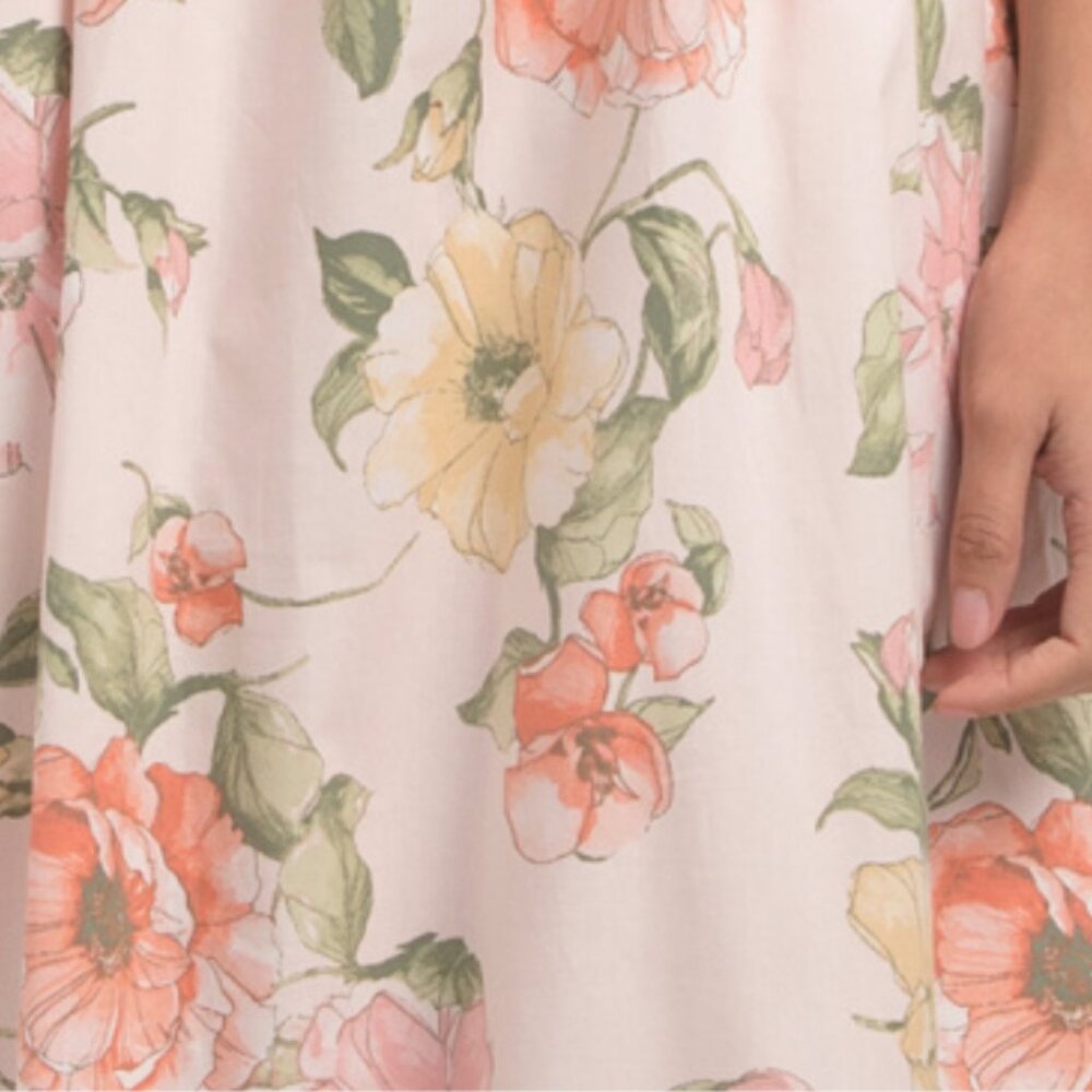 NICOLE MILLER NEW YORK Smocked Floral Maxi Dress - Picture 5 of 5